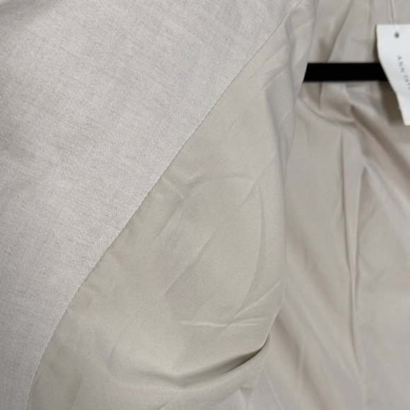 Ann Taylor linen blend moto Jacket - Picture 7 of 7